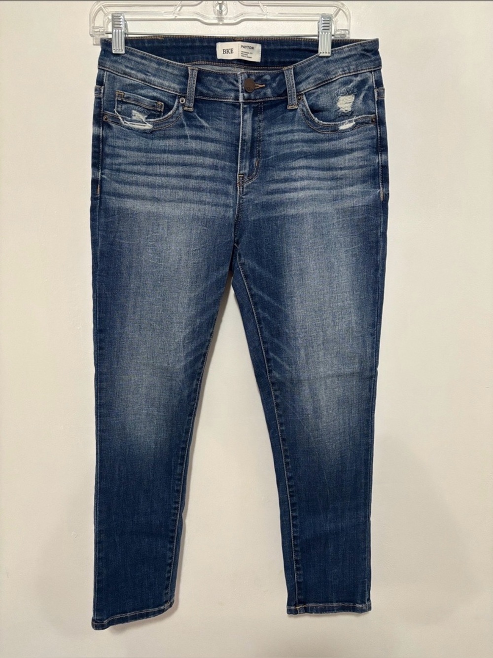 BKE Payton Mid Rise Ankle Skinny Jeans Size 27x25 Medium Wash